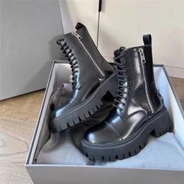 Black designer boots women black leather fashion shoes classic womens mens martin snow winter half boot diamond boots limited spring australian shoe paris B9-1