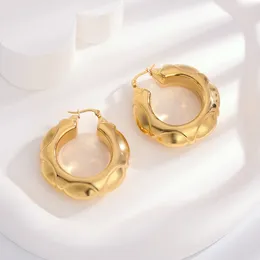 Hoop Earrings Design Geometry Circle 18K Gold Plated Bohemia Party Ear Jewellery For Women Pendientes