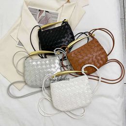Designer yellow clutch bag design sardine bag vintage woven bag wallets for women fashion metal handle shoulder bag Botteega Venet bag handbags lZ30W
