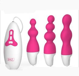 10 Speed Vibrating Silicone Anal Beads Butt Plug Anus Pleasure Stimulator Vibrator In Adult Games Sex Toys For Women And Men6991118