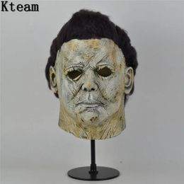 Masks Top Grade Latex Horror Movie Halloween Michael Myers Mask Adult Party Masquerade Cosplay Latex Myers Mask Full Head Mask