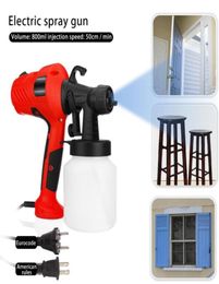 Electric Handheld Spray Gun HVLP Spay Guns EUUK Plug airbrush High Power Electrics Paint Sprayer For Painting Wood Furniture8406186