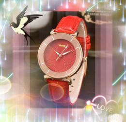 2024 Women Lovers Watch Quartz Movement Clock All the Crime Super Red Pink Blue Leather Small Bee Skeleton Dial Bracelet Wristwatch Gifts