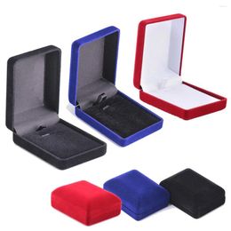 Jewellery Pouches Necklace Pendant Box Quality Velvet Wedding Gift Case Trinket Display Holder Long Earrings Storage Organiser