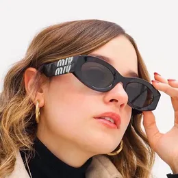 Miu Sunglasses Designer for Women Black and Honey Havana Frame Grey Dark Brown Lenses Retro Fashion UV P