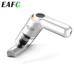 Portable Mini Car Vacuum Cleaner Rechargeable Handheld Automotive For Dust Catcher Cyclone Suction 231229