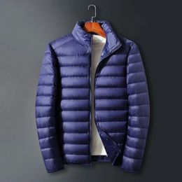 S-6XL Man Duck Down Jacket Ultra Light Spring Hooded Jackets Men Portable Outerwear Waterproof Windbreak Coat 231229