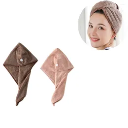 Towel Quick Hair Tool Dry Pk Cap Hat Bath Lady Drying Microfiber Bathroom Products Hand Towels For Drop