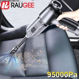 95000Pa Handheld Car Vacuum Cleaner Portable Wireless Powerful Strong Suction Vehicle for Auto Radio Cleaning 231229