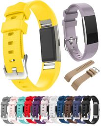 Good Quality Sports Soft Silicone Strap Watch Band For Fitbit Charge 2 Wristbands Watchband5260032