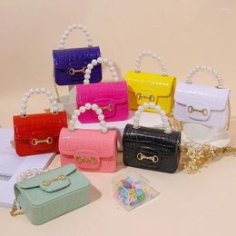 Waist Bags Pearl Fashion Purse Jelly Small Chain Mini For Pattern Women Crocodile Crossbody Shopping Coin Portable Girls Bag Handbags