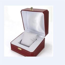 2023 Luxury Watch BOX Red New Square box For Watches Box Whit Booklet Card And Papers In English239k