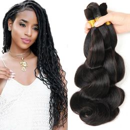 Bulks FUGUANRENFA Brazilian Body Wave Human hair Bulk For Good Quality Cheapest Price 830 Inch 3Pcs/Lot Braiding Braid Extensions