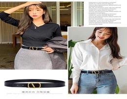 Womens Belt 30CM Letter V Smooth Buckle Business Casual Waistband Luxury Brand Jeans Dress Decorative Belt Whole2468450