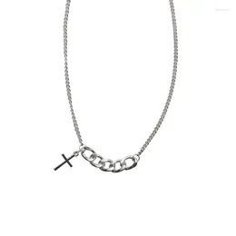 Chains Trendy Cross Desgin Link Necklace Chain For Women Accessories Fashion Jewellery