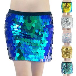 Casual Dresses Glitter Mini Dress Body Dance Bottom Rave Party Club For Women