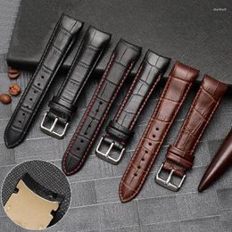 Watch Bands 20mm 21mm 22mm Geunine Leather Strap For BL9007 9002-37 BT0001-12E 01A Band Curve End Cow Wrist