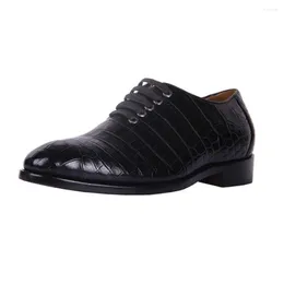 Fromal Dress Men Male Shoes Hulangzhishi Crocodile Leather Arrival 422