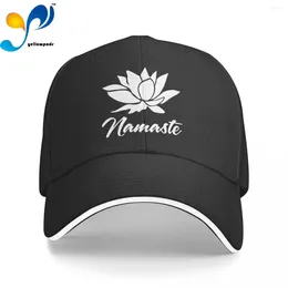 Ball Caps Baseball Cap Men Namaste Flower Fashion Hats For Logo Asquette Homme Dad Hat Trucker