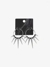 Dangle Earrings Punk Personalised Dark Thorn Wave Cool With Spikes Tapered Geometric Hip Hop