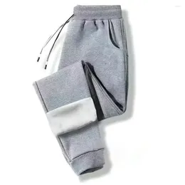 Men's Pants Mens Sweatpants Fashion Fleece Gym Jogger Lined Workwear Active Comfy Running Sherpa Travel Durable