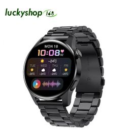 Watches Smart watches I29 Heart Rate Blood pressure Blood oxygen monitoring Bluetooth Business stainless steel watchband waterproof men's