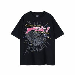 mens t shirt spider shirt graphic tshirt clothing clothes hipster vintage t shirts fabric Street graffiti cracking Geometric pattern Loose fitting plus size 211