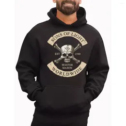 Men's Hoodies Son Of Light Worldwide Master Mason Masonic Pullover Hoodie Cotton Comfortable Casual Mens Sweatshirts Fashion Streetwear