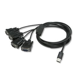 USB to RS232 serial port cable one drag four 4 * rs232COM multiple serial port adapter FTDI chip