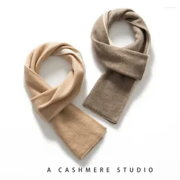 Scarves Classic Cashmere Short Scarf Simple Fashion Autumn And Winter Warm Ladies Outdoor Wool Knitted 85x21cm