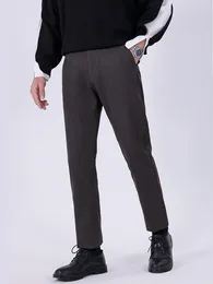 Men's Pants 2024 Casual Men Four Seasons Loose Straight Trousers High-end Business Fashion Elastic Stretch Formal Work