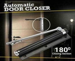 Automatic Door SelfClosing Hinge Mute Easy to Rebound No Slotting Punching Door Closer Home In Stock 2010131110997