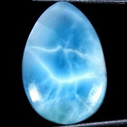 Loose Diamonds Higt Quality Easy Tset 9x12mm Pear Natural Larimar Gemstone Stone