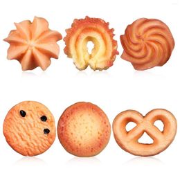 Party Decoration Cookie Accessories Fake Realistic Food Dessert Biscuit Artificial For Biscuits