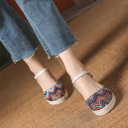 Sandals 35-42 Bohemian Style Wedges Women Platform High Heels Summer Shoes