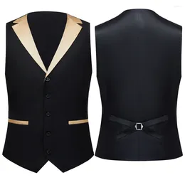 Men's Vests Red Purple Green Sky Blue Lapel For Men Slim Fit Suit Male Waistcoat Gilet Homme Casual Sleeveless Formal Business Jacket