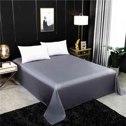 Natural Silk sheet Adult 100 Silk Flat Sheet 22 Momme Healthy Bed Sheet Euro Bed Linen For Adult Kids Customizable 2106269257261