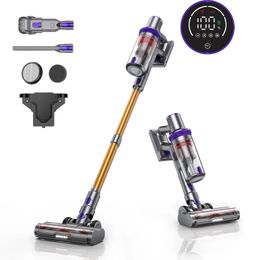 450W 36000Pa Suction Power Cordless Wireless Handheld Vacuum Cleaner Smart Home Appliance 15L Dust Cup 55Mins Runtimes 231229
