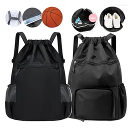 Outdoor Bags Gym Bag Sports Women's Big Basketball Training Soccer Shoes Pouch Water Proof Swimming Drawstring Weekend Men's Travel Backpack