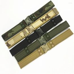 Waist Support 96x5cm Military Quick Release Tactical Belt Unisex Durable Canvas Material Hunting Outdoor Utility Adjustable