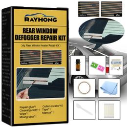 Car Wash Solutions Rear Window Defogger Repair Kit DIY Quick Heater Glass Lines Defroster Professional Care Accessories