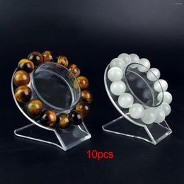 Jewellery Pouches 10 Pieces Bracelet Holder Clear Display For Dresser
