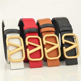 55% Belt Designer New V-belt double-sided belt Colour waist cover classic versatile men's and women's fashion leather