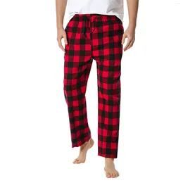 Men's Pants Cotton Plaid Pajama Straight Winter Casual Reviews Many Clothes Pantalones Ropa Hombre