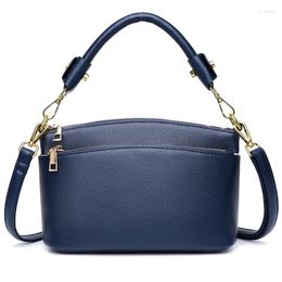 Evening Bags High Quality Leather Handbag Women's Messenger Bag 2023Trend Designer Shoulder Crossbody Sac Lady Tote Female