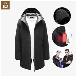 Jackets YouPin Men Women Winter Temperature Coat Supai Heated Goose Down Jacket Control Hydrophobic Antifouling Waterproof Ultralight