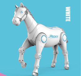 RC/Eectric My Little Horse Toy Pet Smart Multifunctional Baby Unicorn Toy Touch Sensing Animal instinct jumpman Puzzle Kids toys