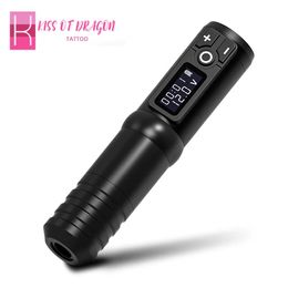 Machine Kiss of Dragon New Wireless Battery Tattoo Hine Pen Strong Quiet Motor Stable Output Professional Makeup Equipment