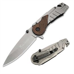 X31 Stainless steel inlaid wood handle Folding Pocket Knife Self-defense Tactical Camping EDC Knves