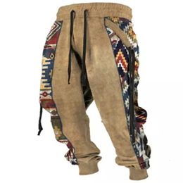 Y2k Retro Long Pants Men Drawstring Hoodies Sweatpants Harajuku 3D Pattern Print Casual Hip Hop Autumn Pocket Sportswear Trouser 231229